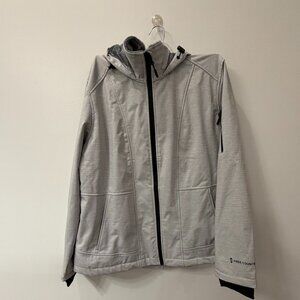Women's Gray and White Free Country Winter Jacket